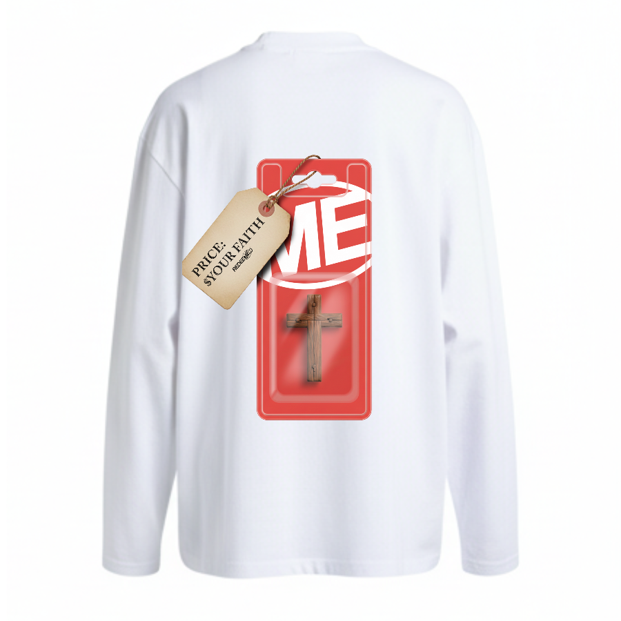 Price of Faith Blister Pack Graphic Long Sleeve Tee