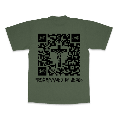 Programmed by Jesus Heavyweight Cotton T-Shirt
