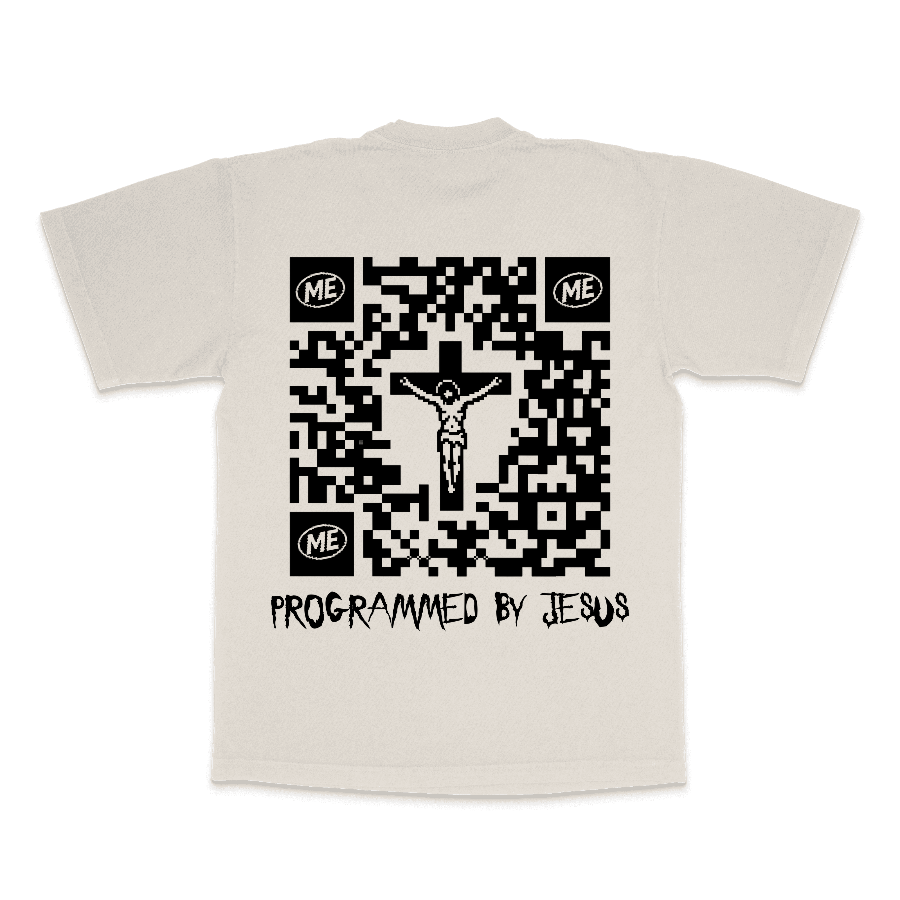 Programmed by Jesus Heavyweight Cotton T-Shirt