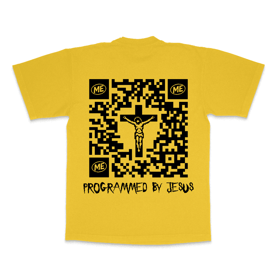 Programmed by Jesus Heavyweight Cotton T-Shirt
