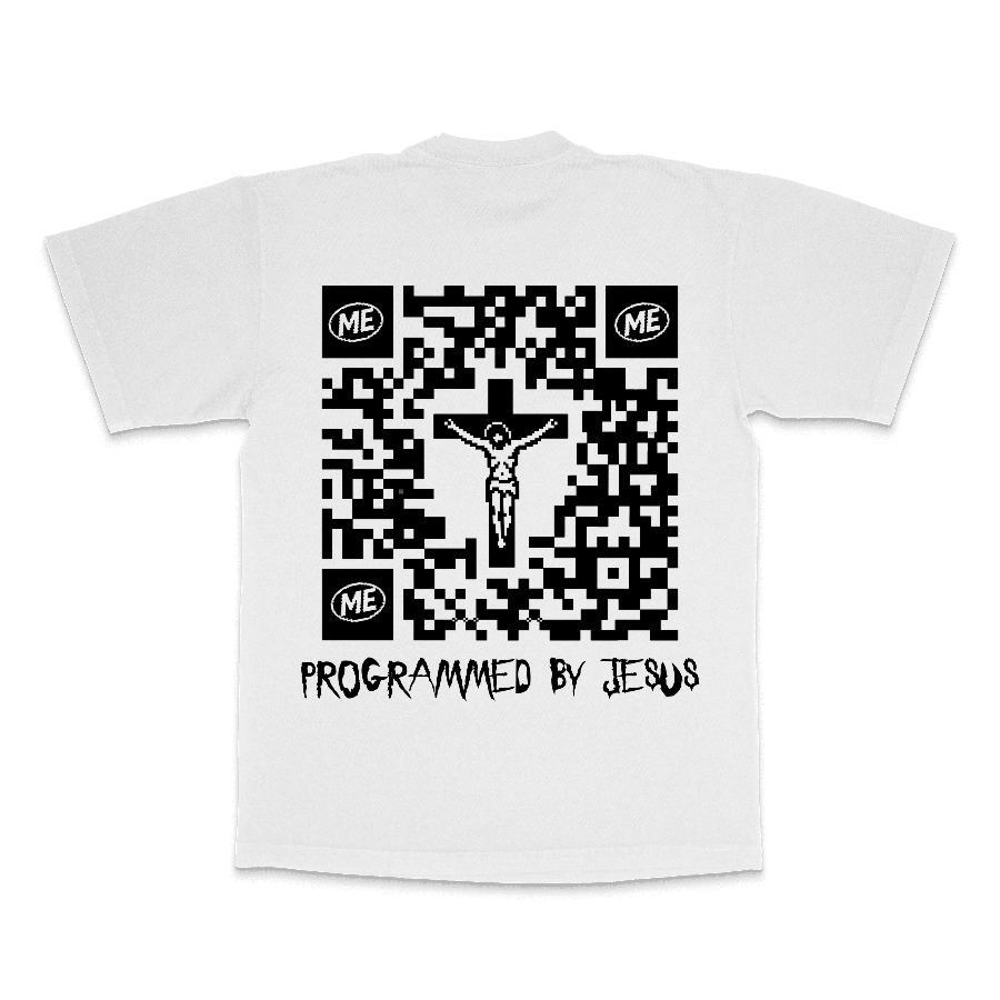 Programmed by Jesus Heavyweight Cotton T-Shirt