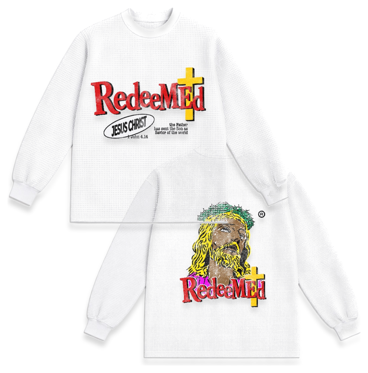 The King of Kings Waffle Thermal L/S